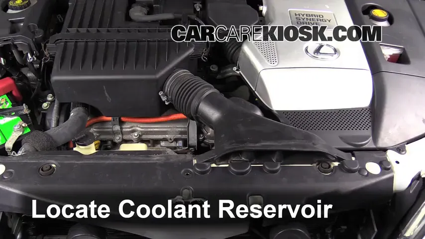2006 Lexus RX400h 3.3L V6 Coolant (Antifreeze) Check Coolant Level